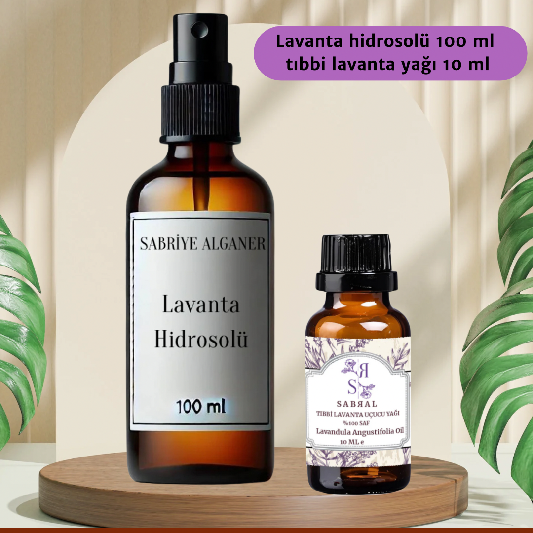 Lavanta Hidrosolü ve tıbbi lavanta yağı