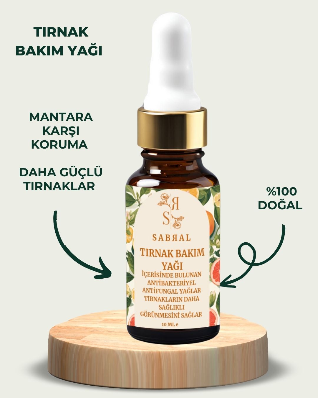 SABRAL TIRNAK BAKIM YAĞI 10ML