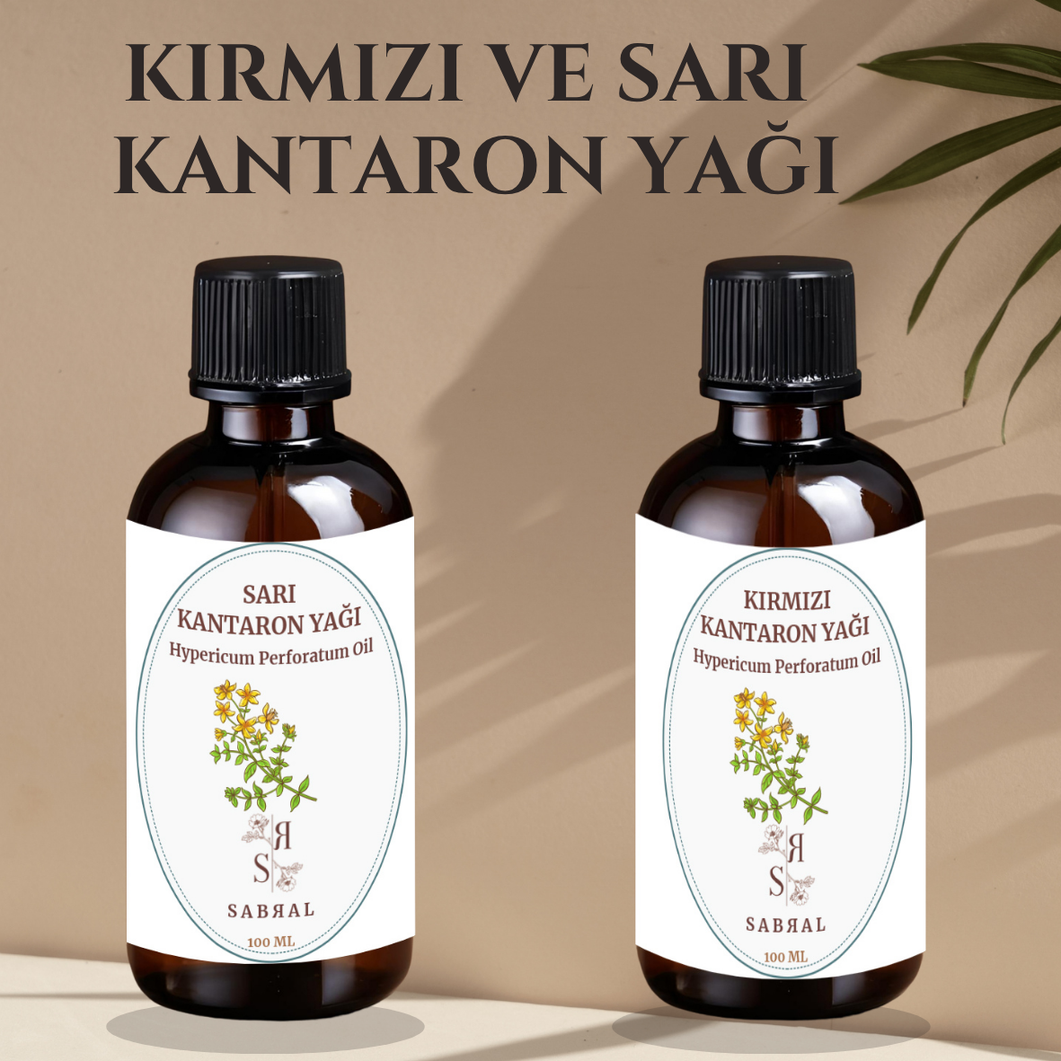 Kırmızı ve Sarı Kantaron Yağları 100ml