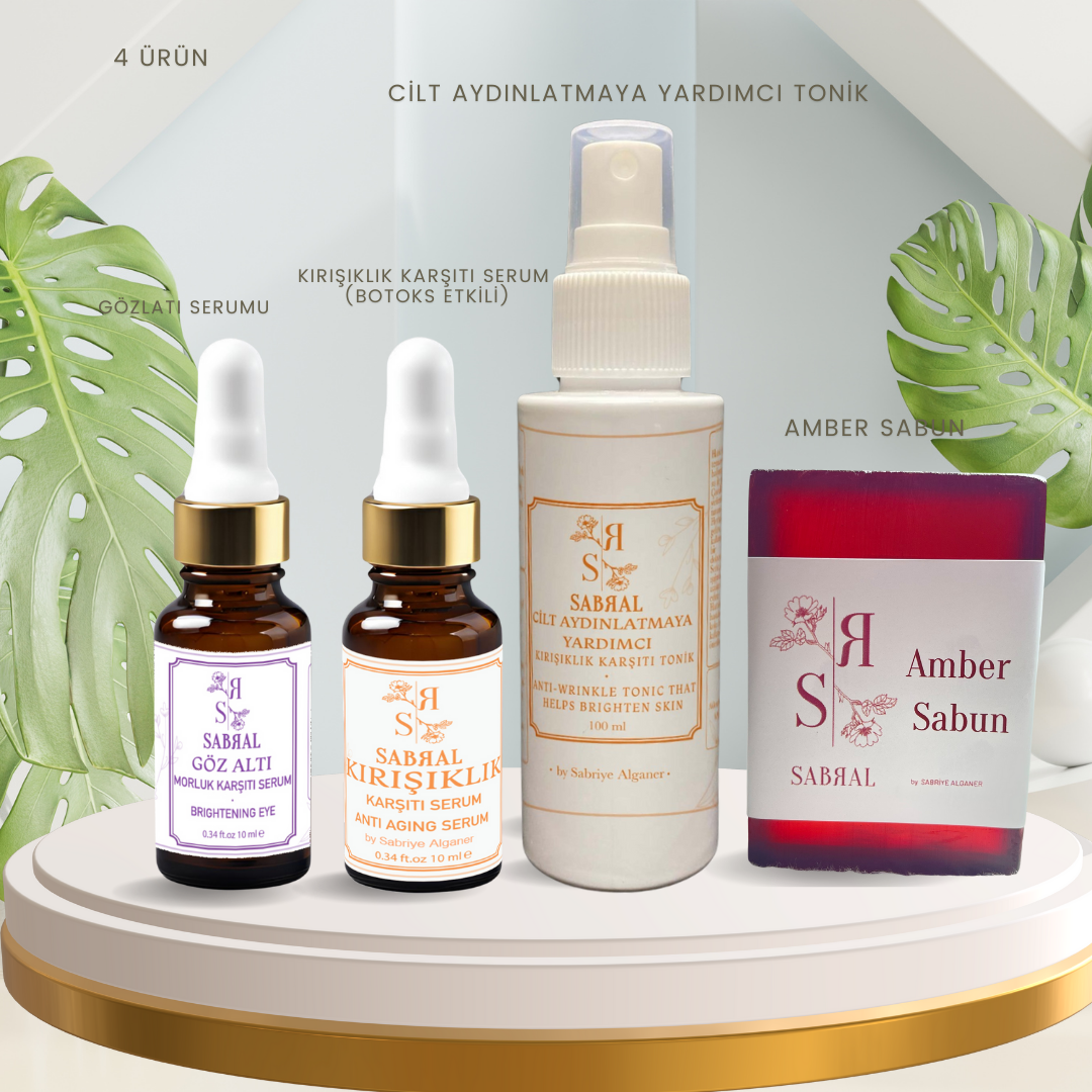 Lifsiz Amber sabunlu 4 lü kırışıklık giderici set