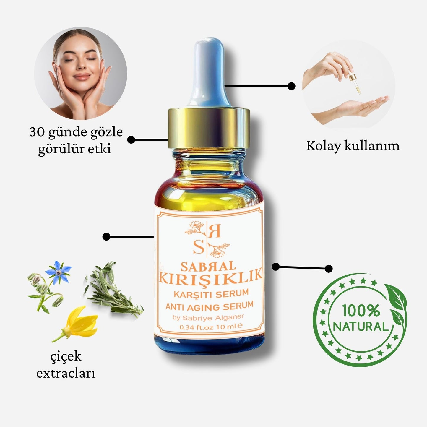 SABRAL KIRIŞIKLIK KARŞITI SERUM (BOTOKS ETKİLİ)10 ml