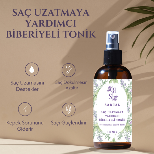 Saç uzatmaya yardımcı doğal tonik 100 ml