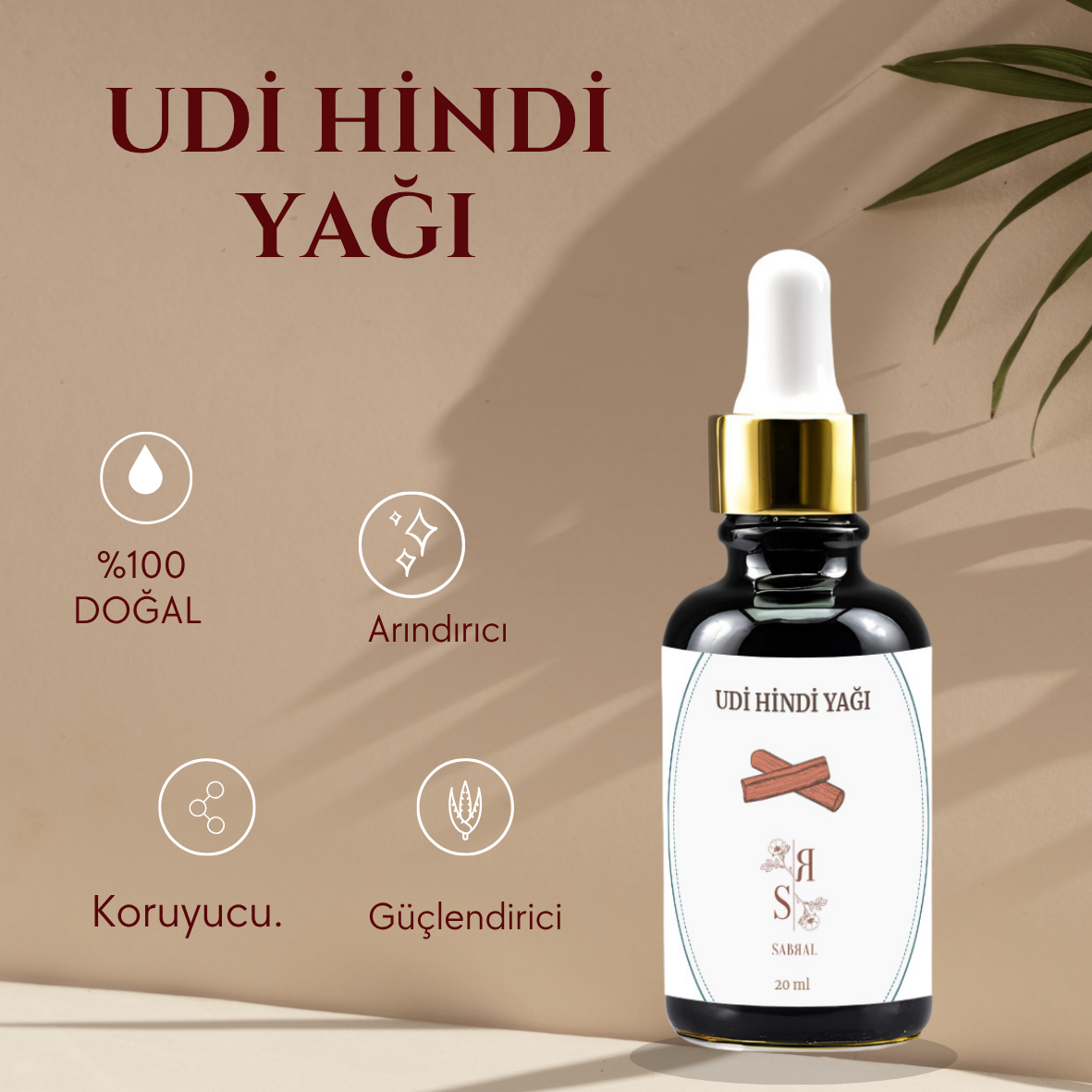 Udu Hindi Yağı 20 ml