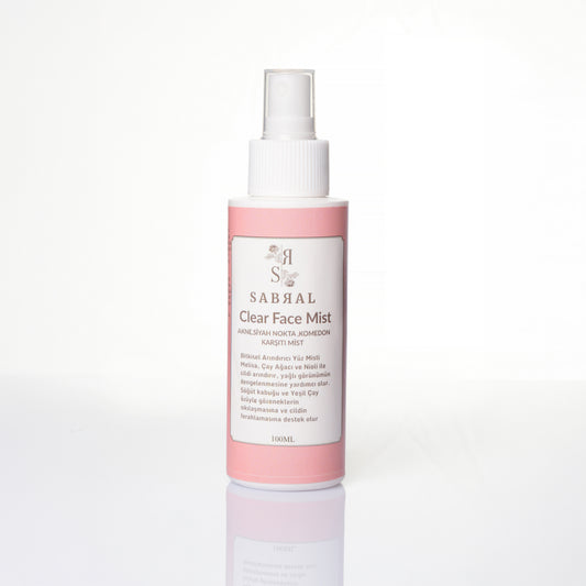 SABRAL Clear Face Mist Akneye Eğilimli Ciltler İçin Arındırıcı & Dengeleyici Yüz Spreyi 100ML