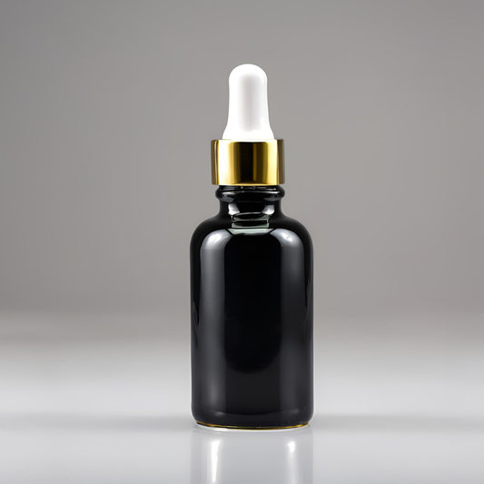 50ml Gold Kapaklı Kahvrengi Şişe