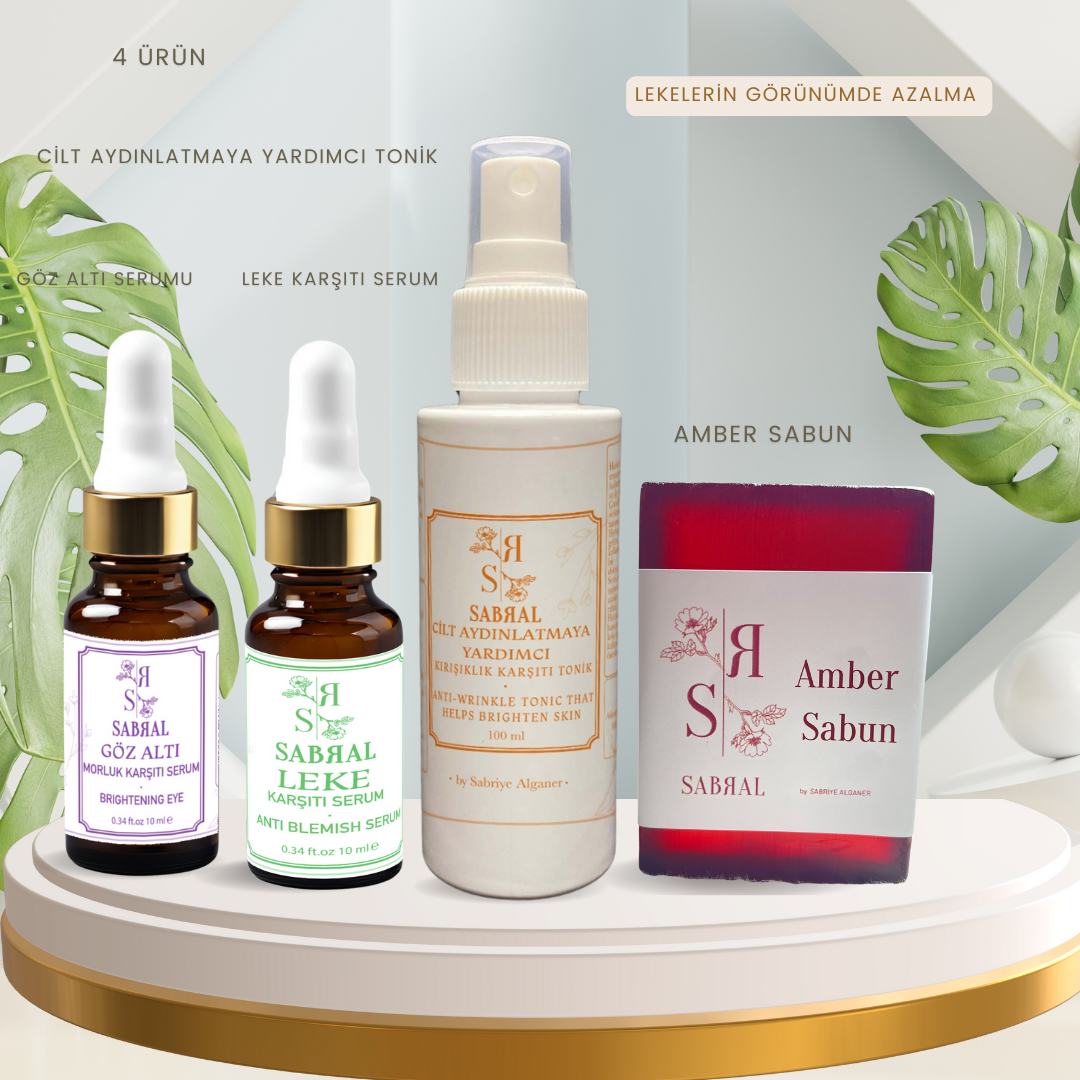 AMBER SABUNLU LEKE KARŞITI 4 LÜ SET