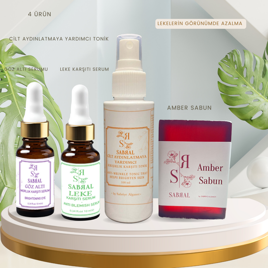 AMBER SABUNLU LEKE KARŞITI 4 LÜ SET