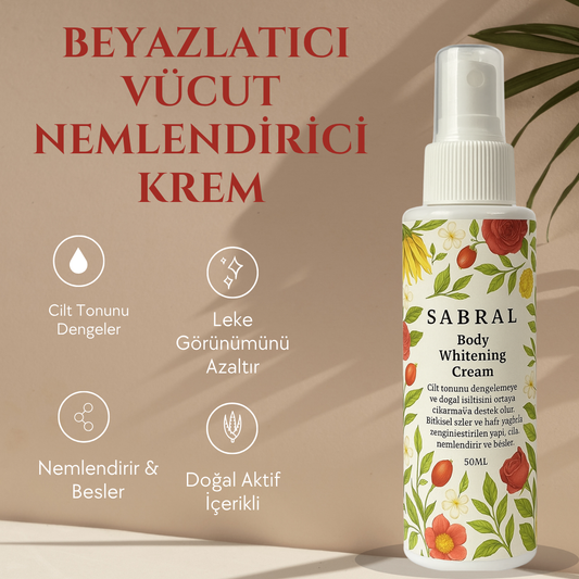 SABRAL BEYAZLATICI VÜCUT NEMLENDİRİCİ KREM 100ml