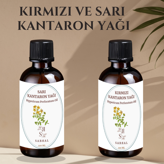 Kırmızı ve Sarı Kantaron Yağları 100ml