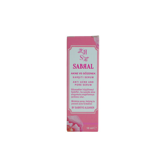 Sabral Akne & Gözenek Serum 10ml  (Arındırıcı • Sebum Dengeleyici • Pürüzsüz Görünüm)