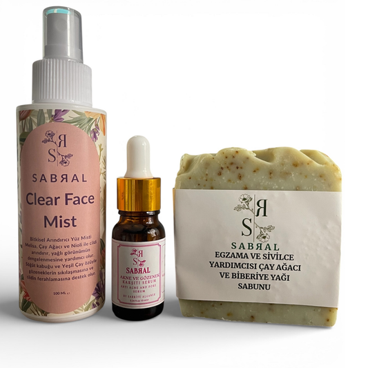 Sabral Akne Ve Sivilce Karşıtı Bakım Seti