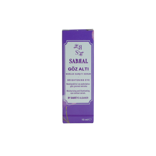 Sabral Göz Altı Aydınlatıcı & Sıkılaştırıcı Serum 10ml (Gece Bakımı • Morluk & Şişlik Karşıtı Destek)