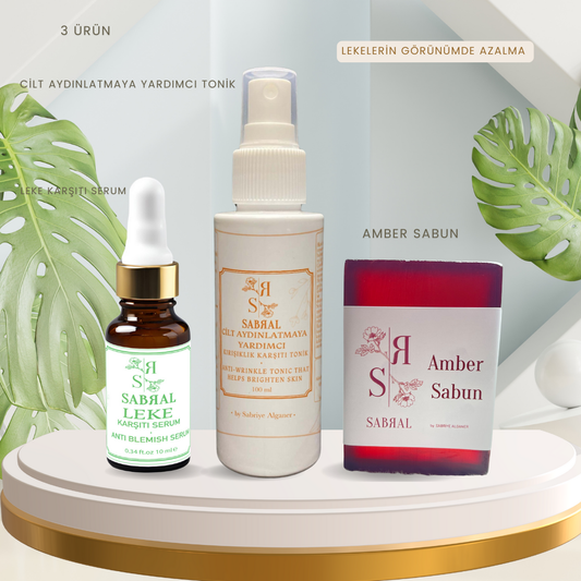 Amber sabunlu leke karşıtı 3'lü set