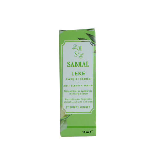 Sabral Leke Karşıtı Serum 10ml (Ton Eşitleyici •Leke Giderici• Nemlendirici • Onarıcı Bakım)