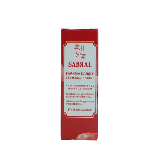 Sabral Sarkma Karşıtı & Elastikiyet Artırıcı Yüz Masaj Yağı – 10 ml  (Doğal Lifting • Sıkı Görünüm Destekleyici)