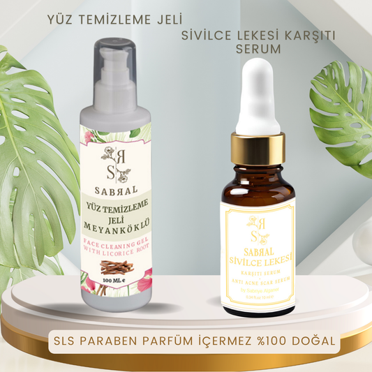 YÜZ YIKAMA JELİ SİVİLCE LEKESİ KARŞITI 2'Lİ SET