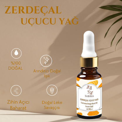 Limon otu uçucu yağı, zerdeçal uçucu yağı, lavanta uçucu yağı
